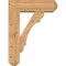 Ekena Millwork Olympic Craftsman Smooth Bracket w/ Offset Brace, Western Red Cedar, 7 1/2"W x 24"D x 32"H BKT0806X24X32OLY04SWR - alternate 3